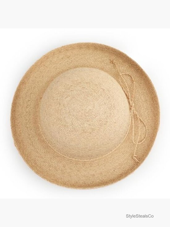 Packable Raffia Straw Bucket Hat for Women Summer Beach Sun Hat Adjustable main image 5